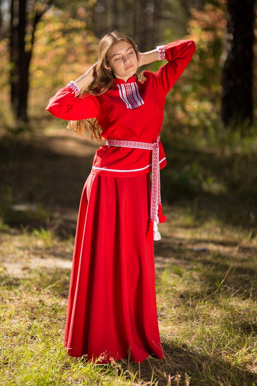 Underwear Women in Slavic costumes in Guntur