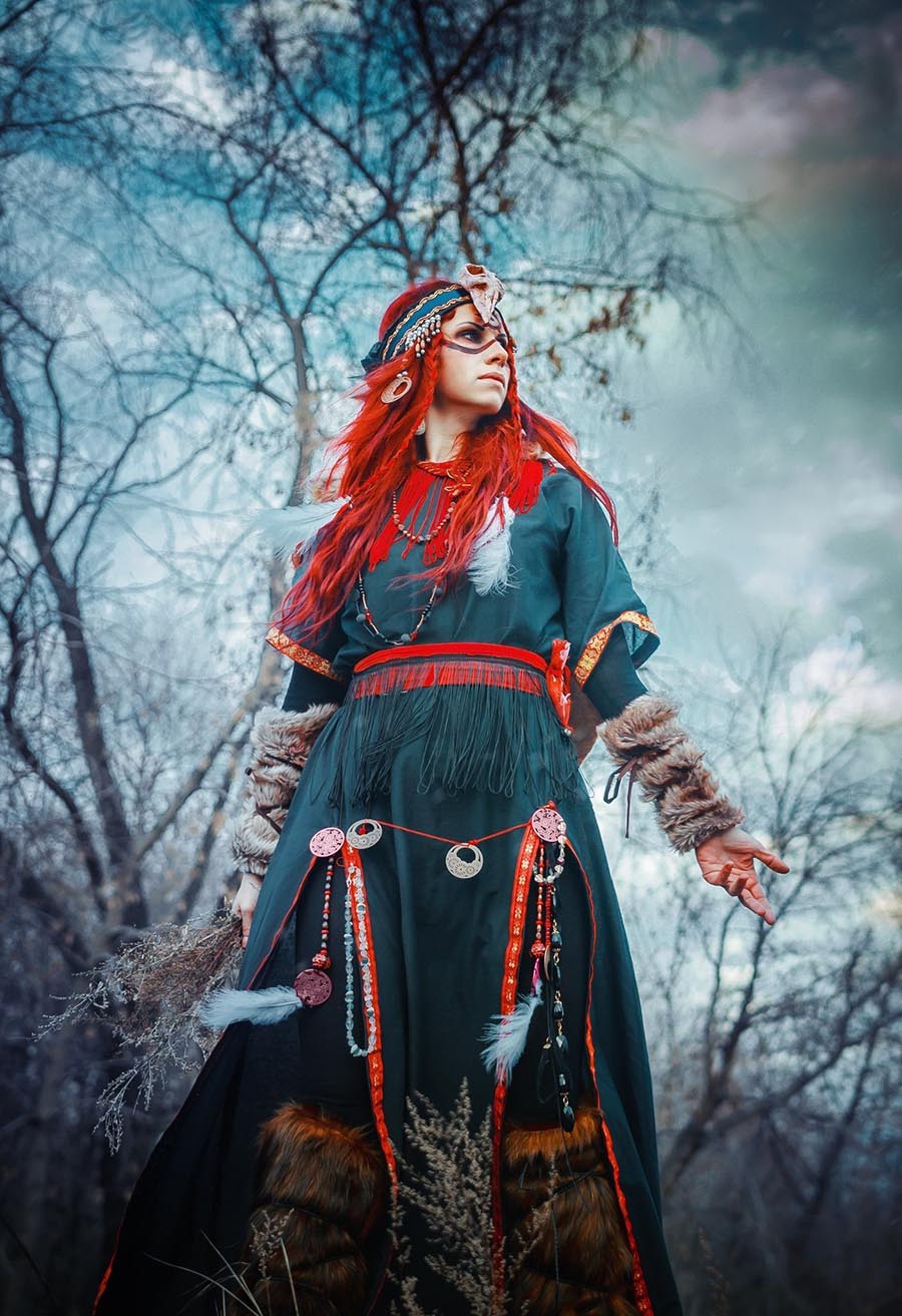 Girls in Slavic costumes underwear in Guntur